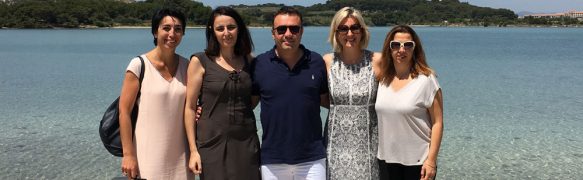 Équipe à la plage